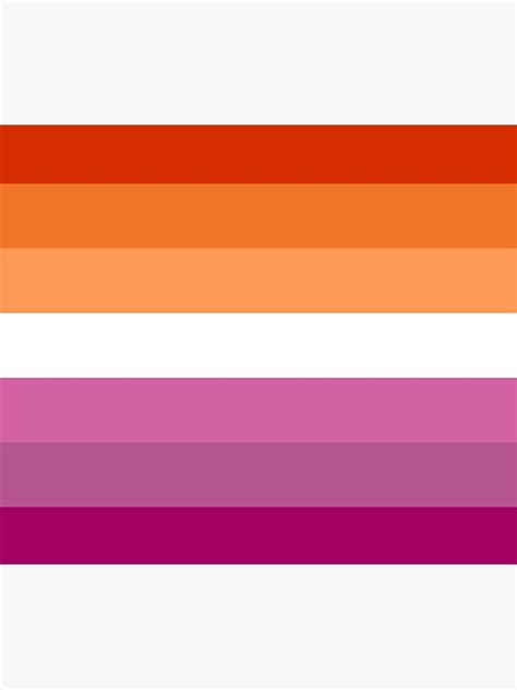 lesbian flag square